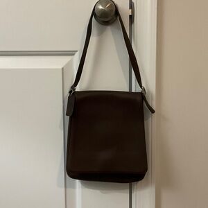 Coach Dark Brown Men's Messenger Bag